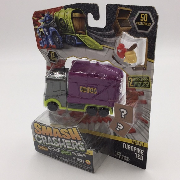 Smash Crashers Turnpike Ted Mystery Series 1 Crash the truck! Unbox the stuff! - Picture 11 of 12